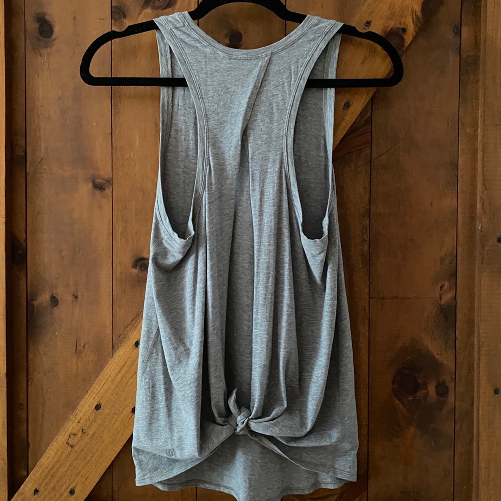 lululemon All Tied Up Tank - gray sz 4